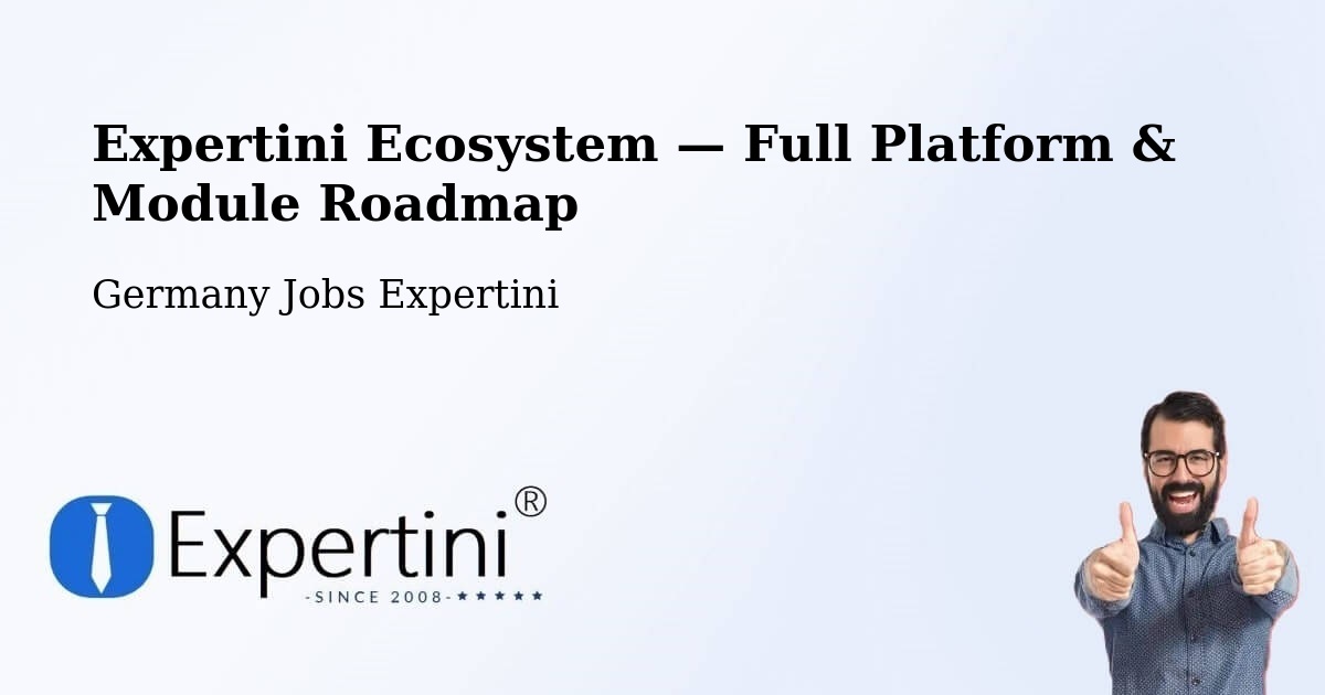 Expertini Ecosystem — Full Platform & Module Roadmap – Pegau
